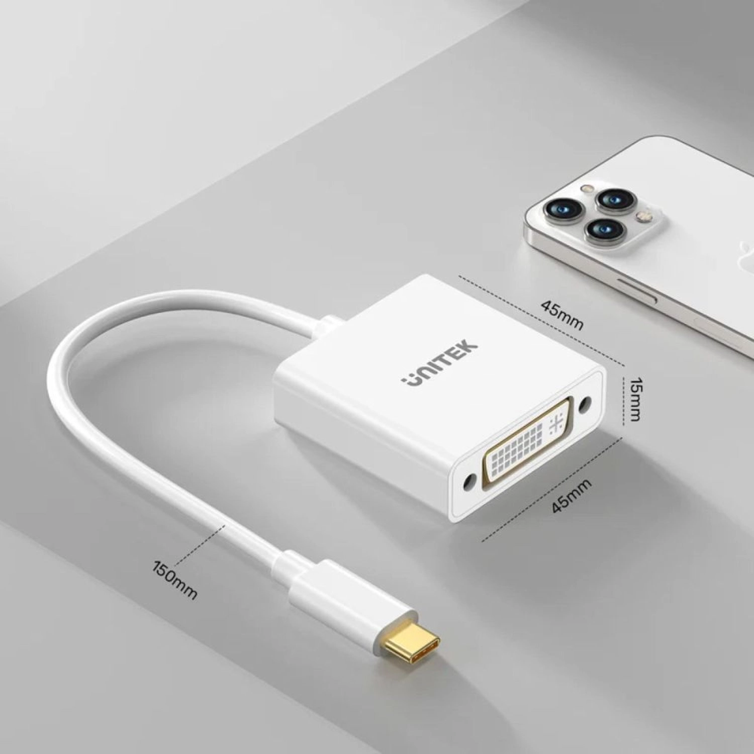USB-C To DVI Adapter - USB-C 1080p@60Hz