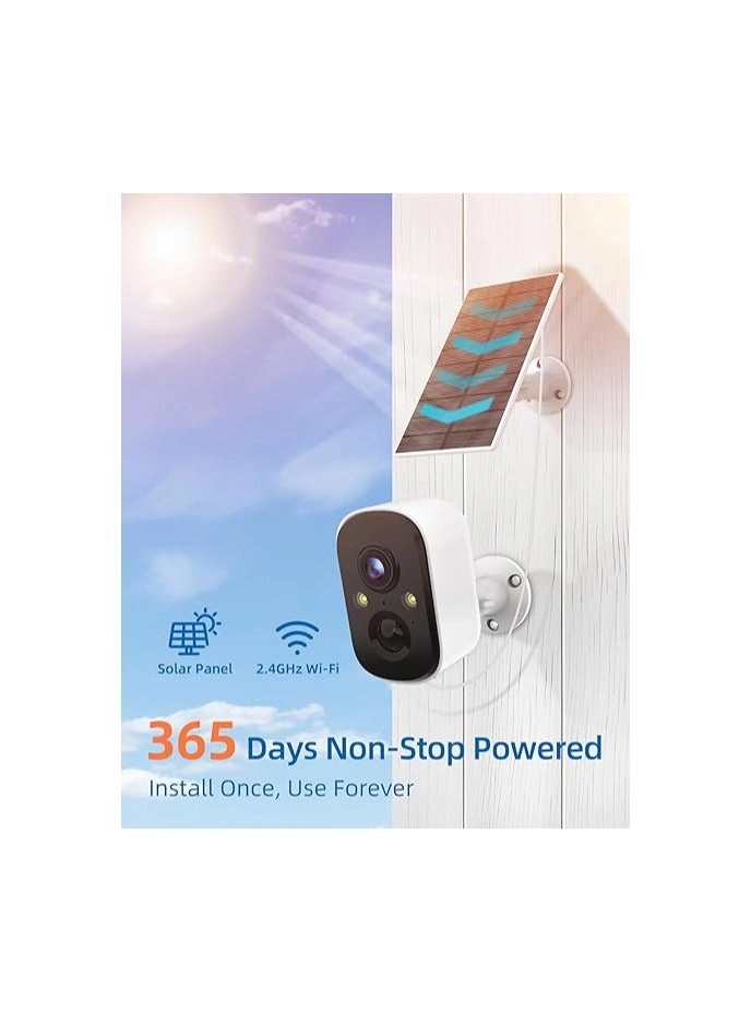 Smart Solar Wifi Camera - 3mp Indoor/Outdoor