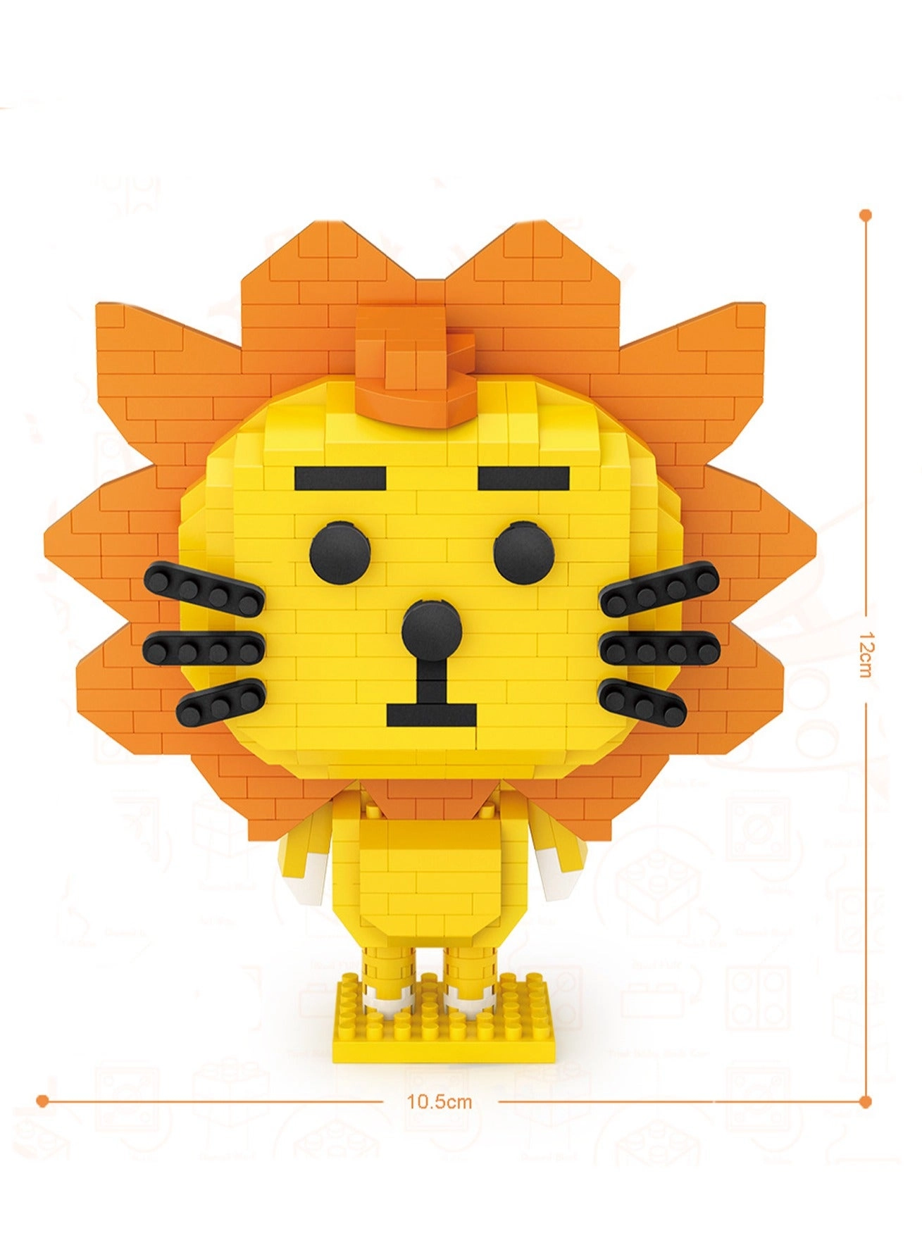 Lion Model Set - 600pcs