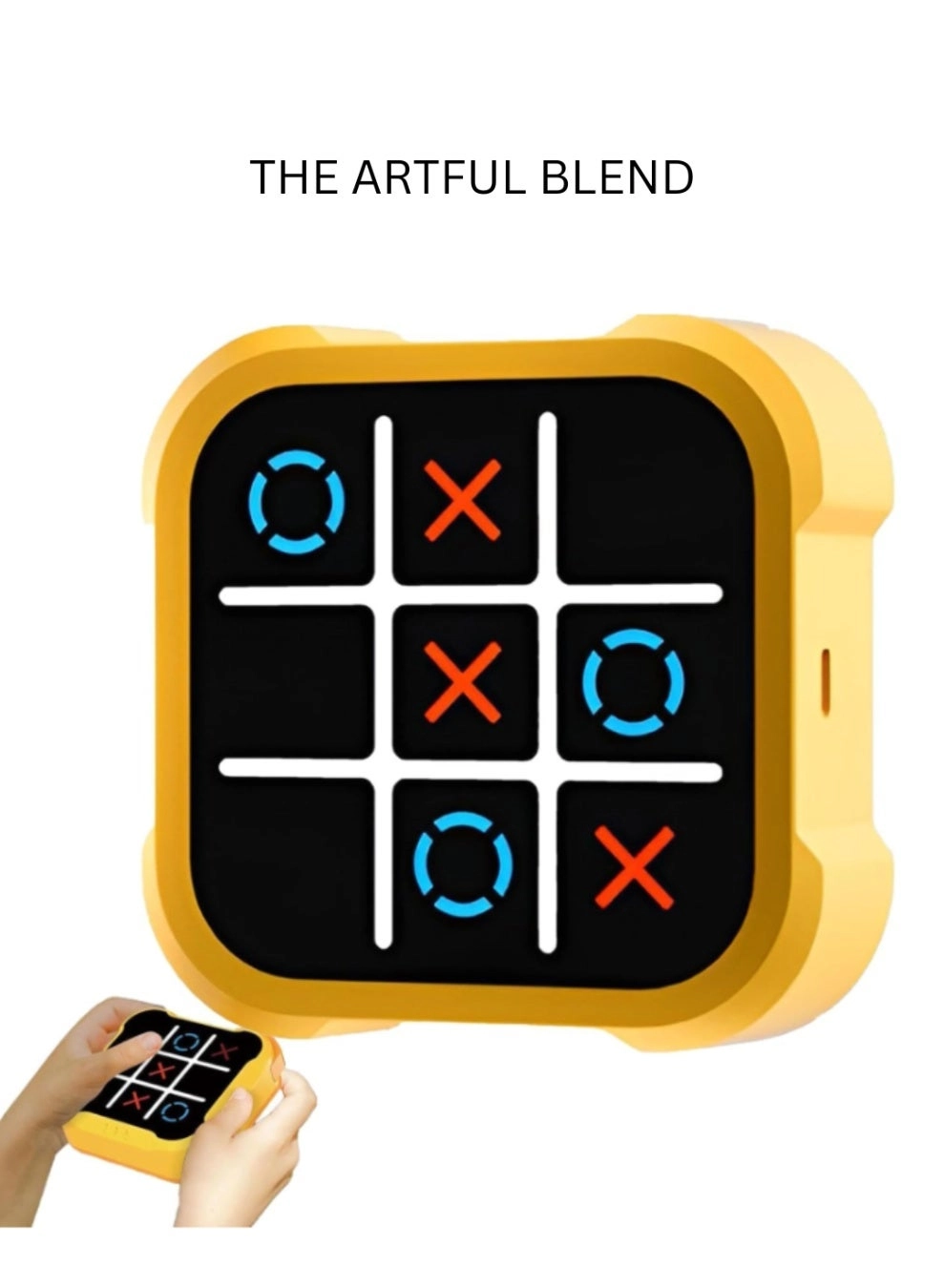 THE ARTFUL BLEND Electronic Tic Tac Toe Handheld Game - yellow Upto 30 Mins