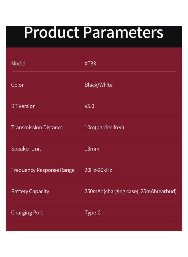XT83II - Wireless Earphone