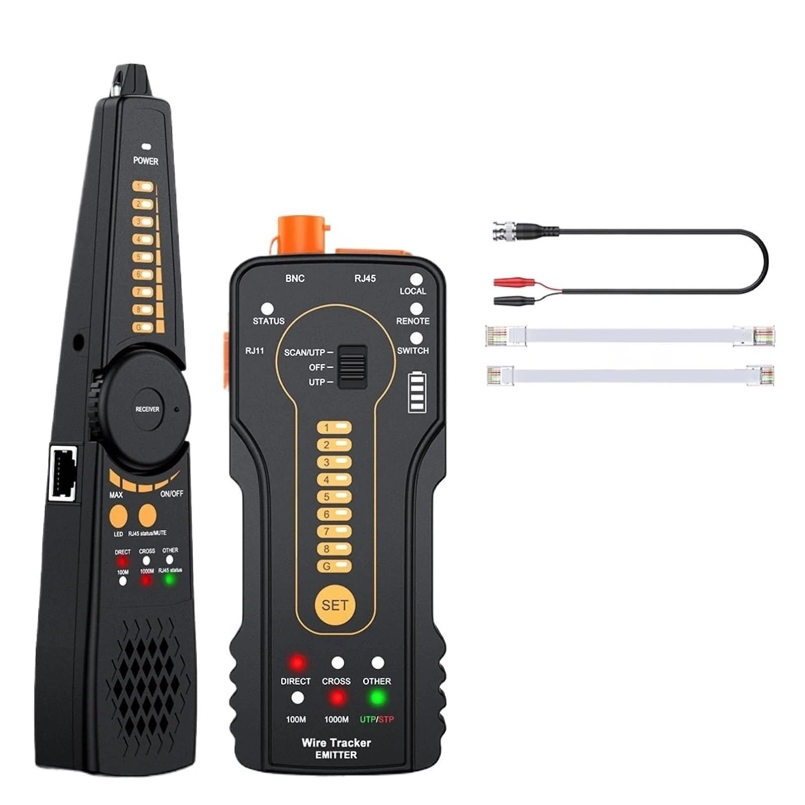 Network Cable Tester - RJ45 RJ11 BNC Length Test