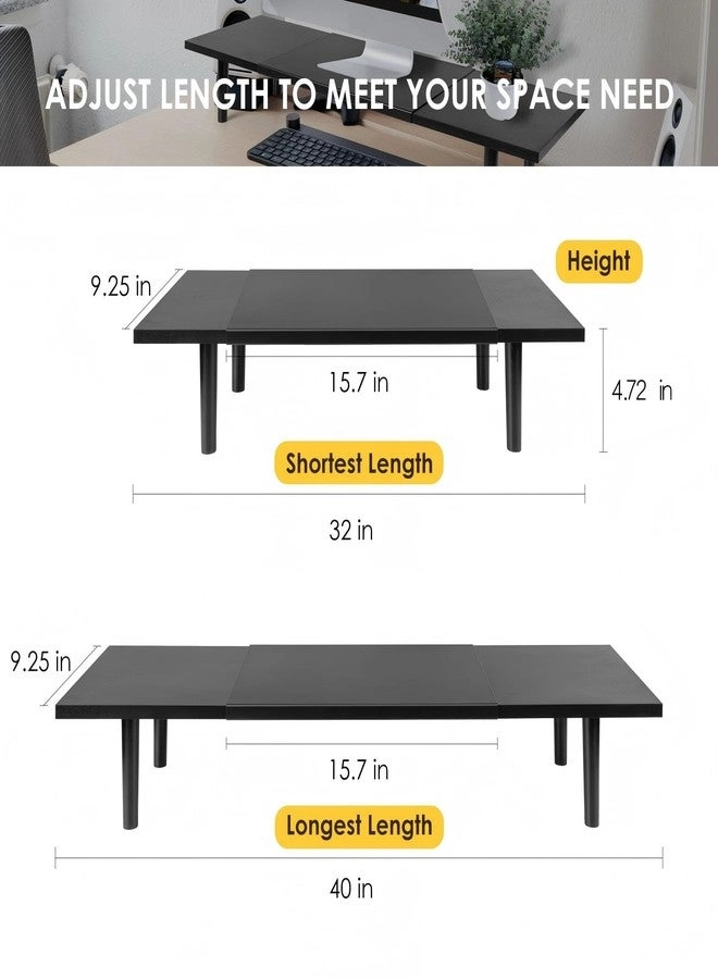 DualMonitorStandRiserForDesk - 32-40 inch 2 Screens