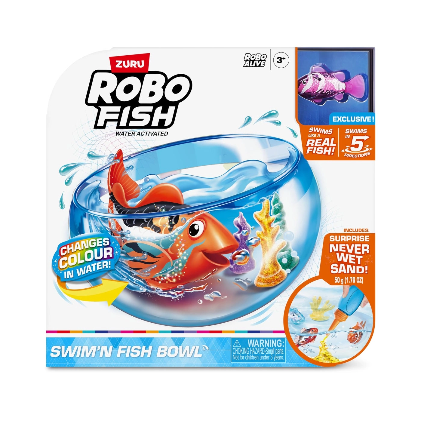 Robo Fish - Water Activated Color Changing