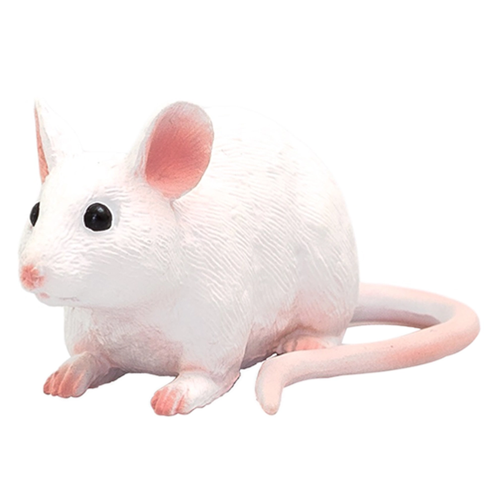 Animal Planet Mojo Mouse - Toy Figure White (DD-387235)