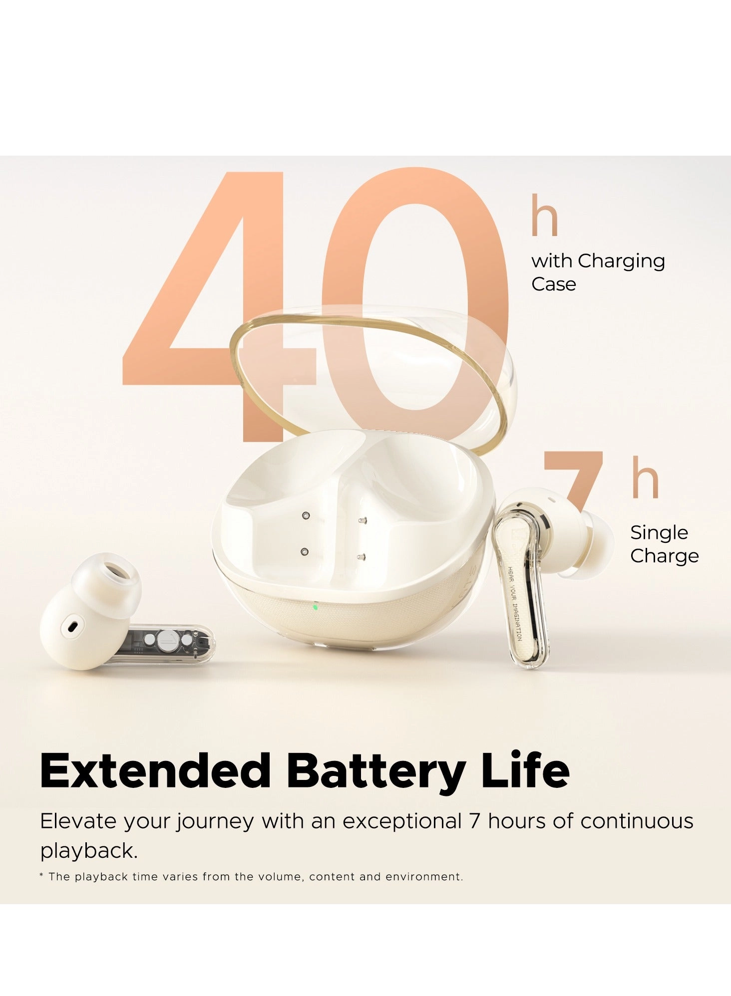 Clear Wireless Earbud