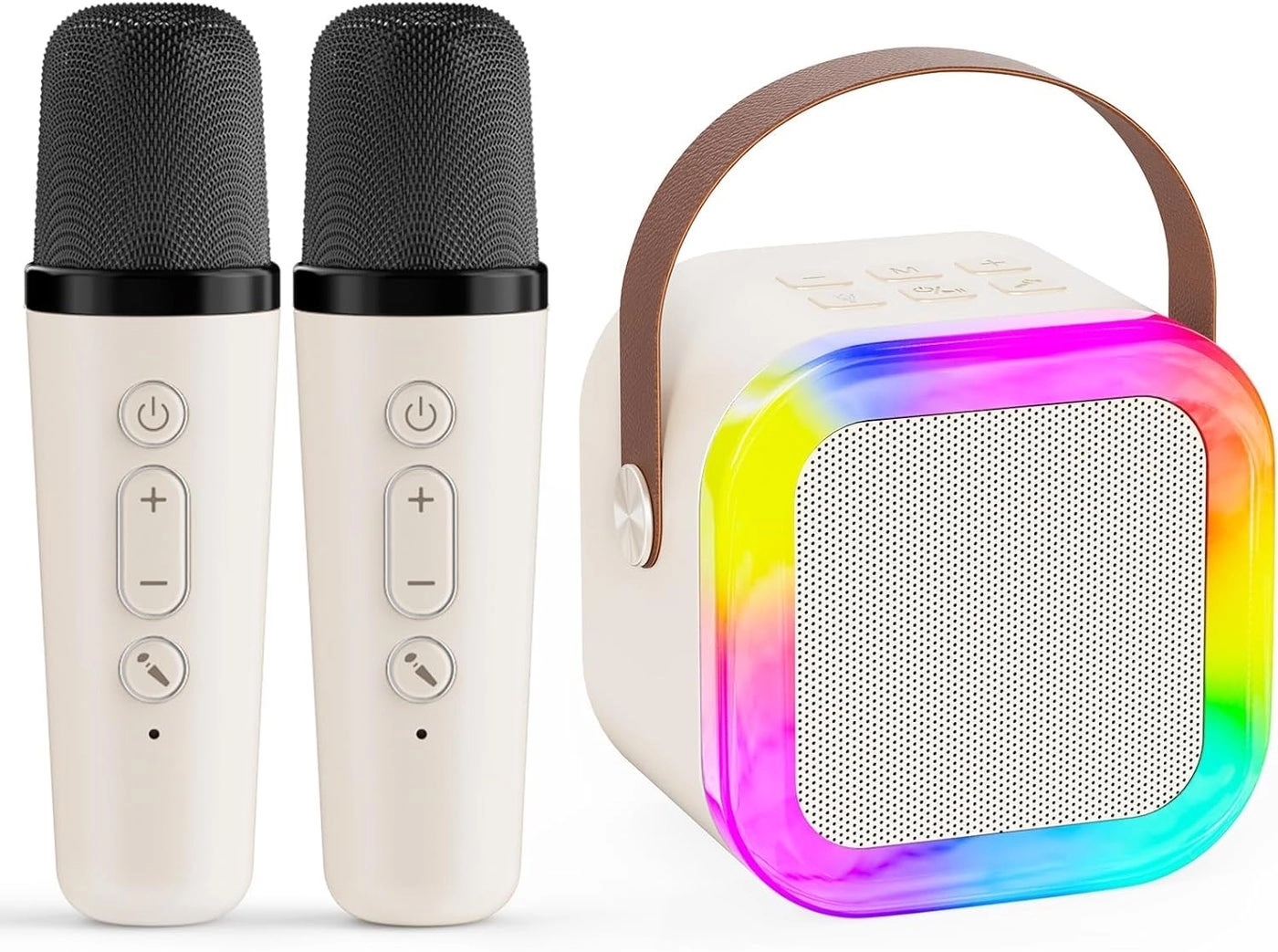 JJYEITUO Karaoke Machine - 2 Wireless Microphone