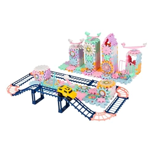 DIY Mechanical Gear Toy - Multicolor 34.5cmx6cmx22.5cm
