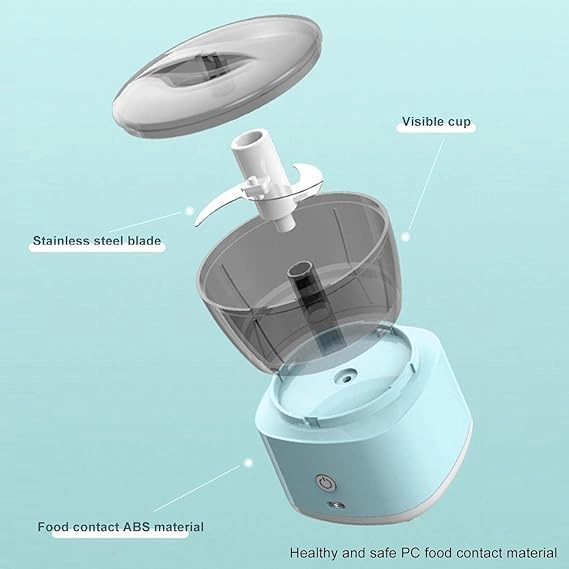 Electric Chopper - Mini Stainless Steel Blade