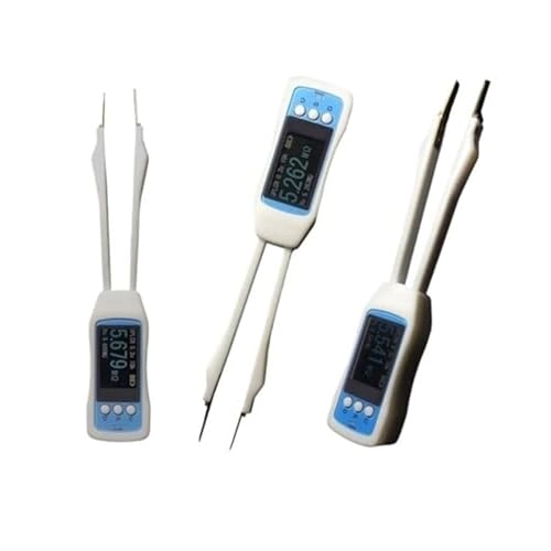 FVGshshDH LCR Bridge Meter - Digital Display Handheld Tweezer Tester