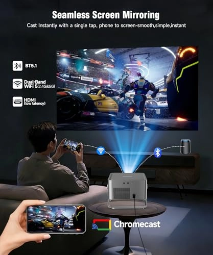 4K Smart Projector - 1920 x 1080 800 ANSI lumens