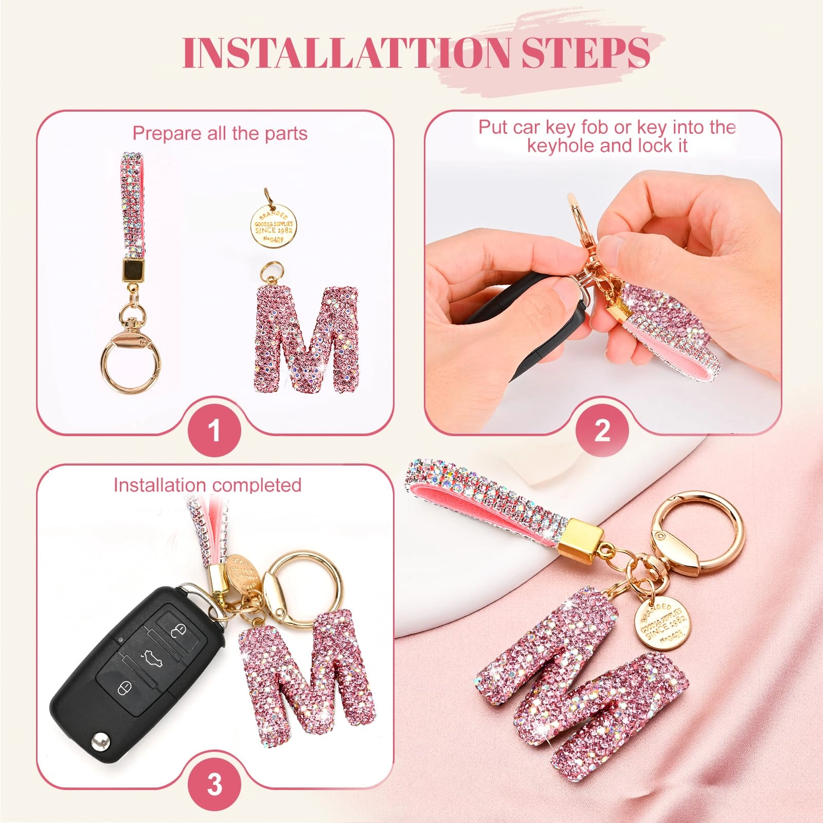 Initial Letter Keychain