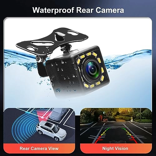 Reversing Camera - Night vision wired + Monitor - 4.3 Inch 1024 x 600