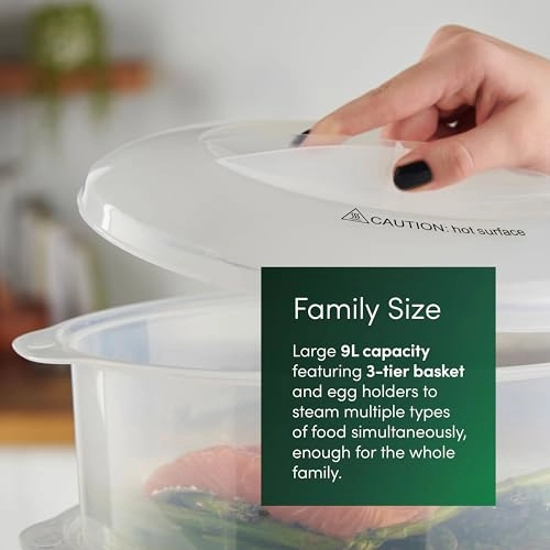 3 Tier Food Steamer - 9 Liters