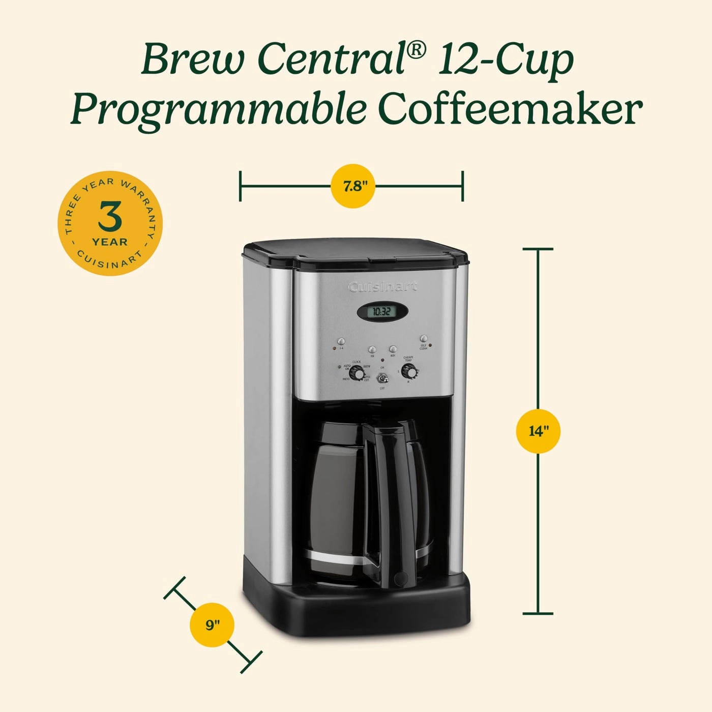 DCC-1200P1 - 12-Cup Programmable