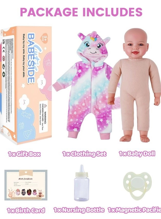 Reborn Baby Doll - 17-inch Pink