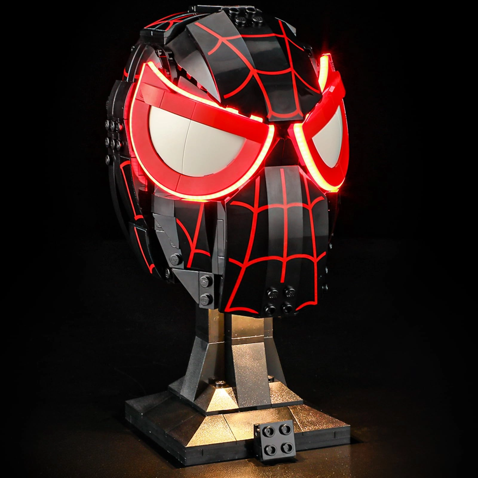 YEABRICKS LED Light for LEGO Marvel Miles Morales' Mask 76329 - Plastic