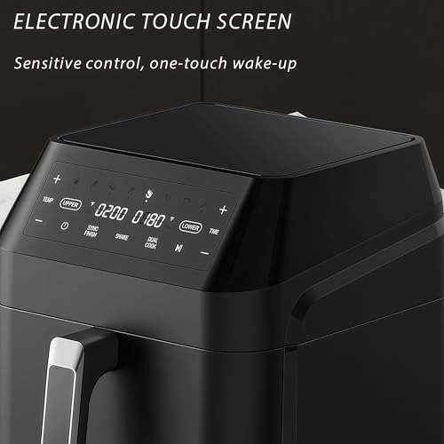 Dual-Drawer Digital Air Fryer Oven