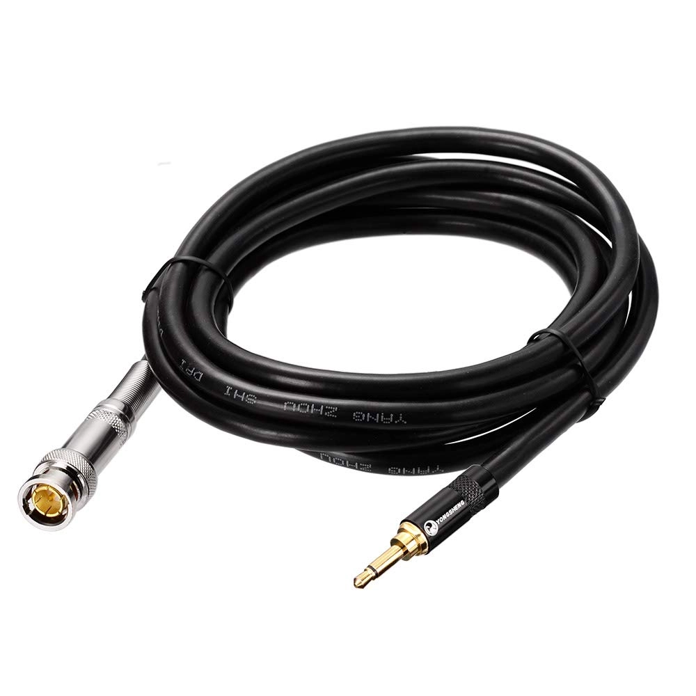 EIGHTWOOD BNC Male to 3.5mm 1/8" Mono Male Plug Stereo Adapter - 6.5 Feet