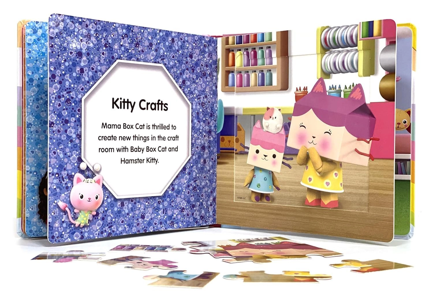 Gabby's Dollhouse My First Puzzle Book - 3 +