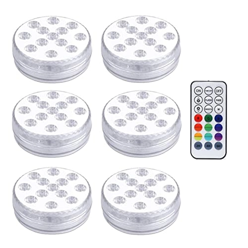 Underwater Submersible LED Lights - 13 LEDs IP68 USB Rechargeable