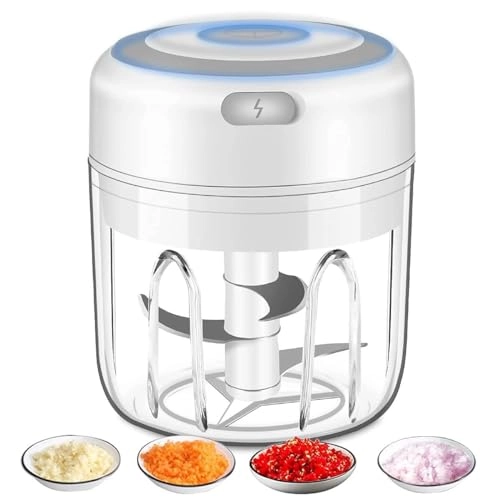 Mini Garlic Chopper - 250ml 30W