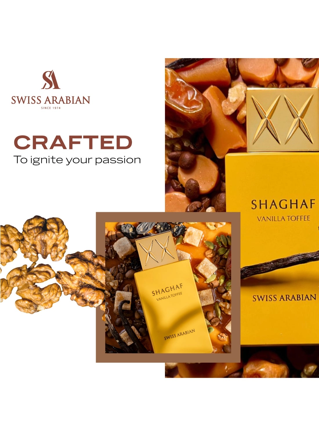 Shaghaf Vanilla Toffee Eau de Parfum 75ml