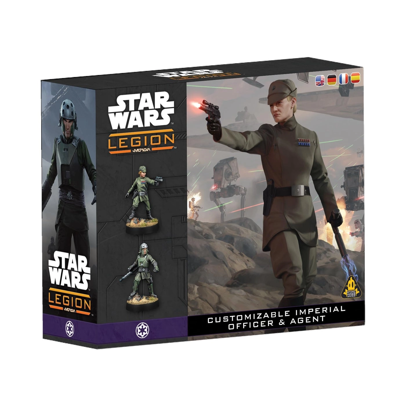 Star Wars Legion: Customizable Imperial Officer & Agent Miniatures Expansion (Multilingual)