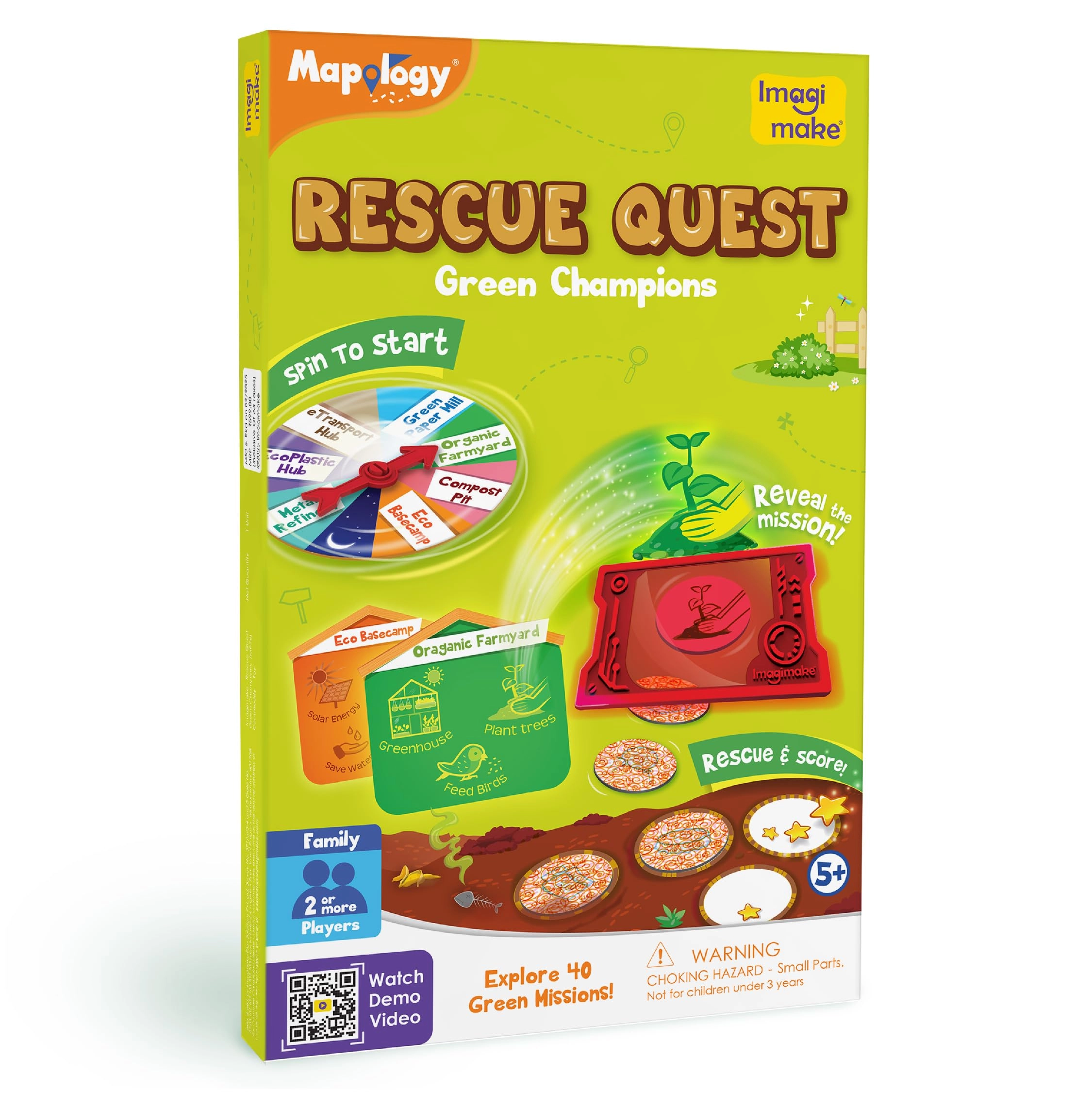 Imagimake Rescue Quest Environmental - 5-10 years 45 pieces
