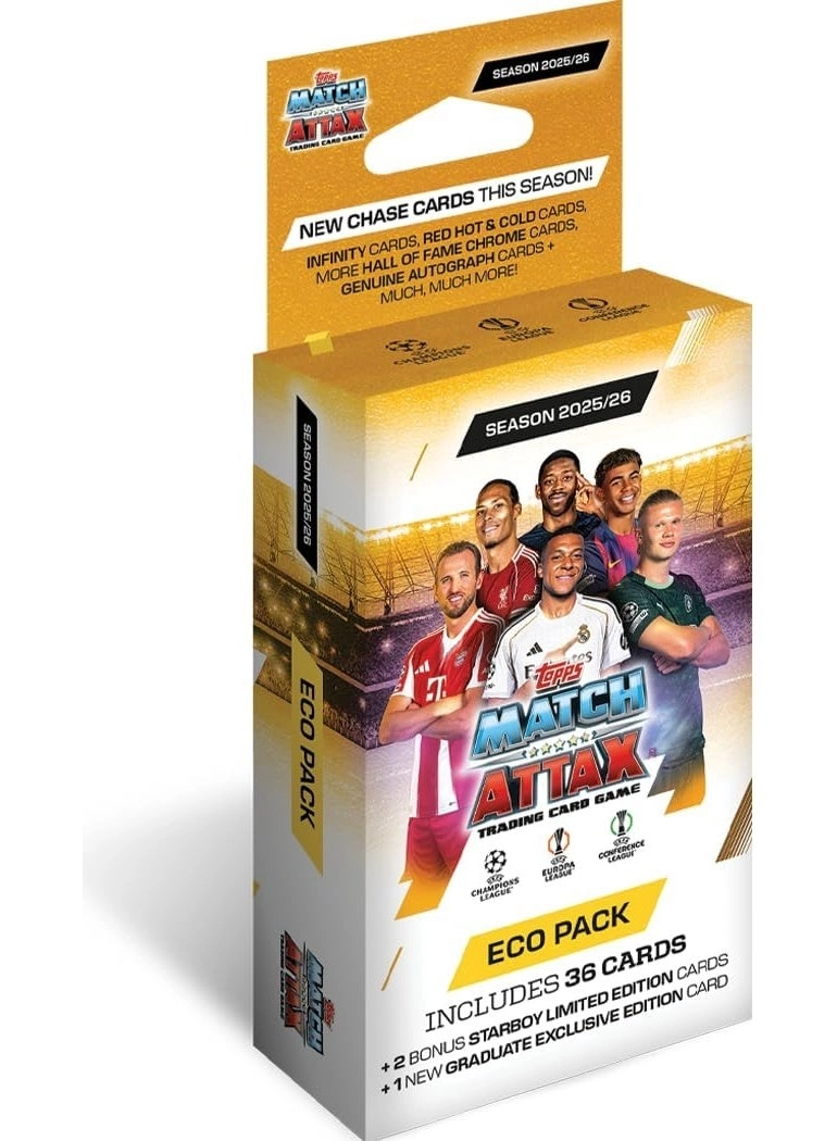 Match Attax 2025/26 Eco Pack - 3 (12-card) Packets