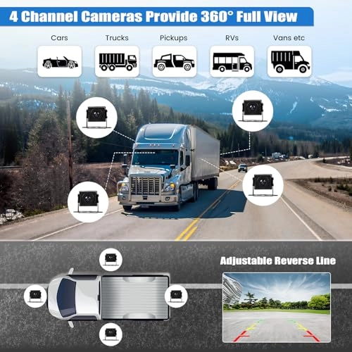 RV Backup Camera System - Night vision Wireless 1080P 4K