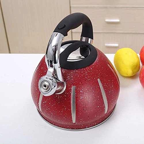 Whistling Tea Kettle - Wooden stainless steel 2.5L