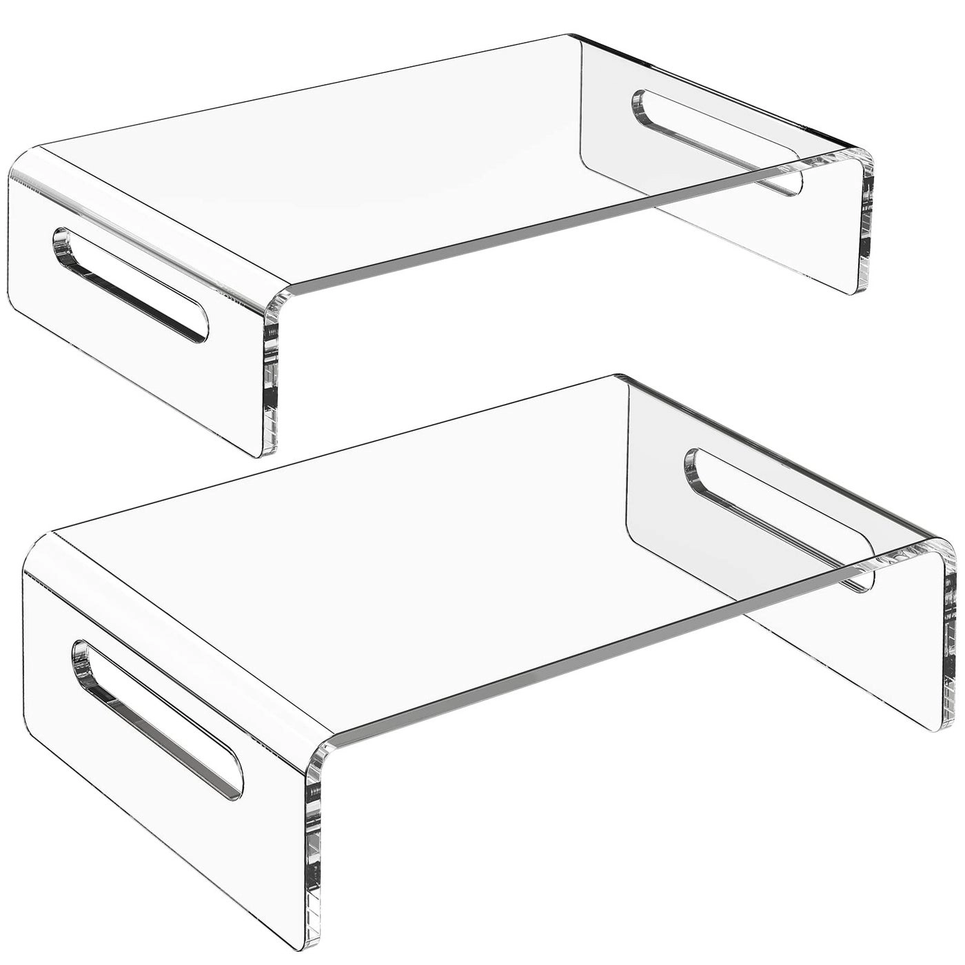 Zimilar Monitor Stand Riser - Acrylic Clear Pack