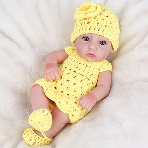 Reborn Baby Doll - 10 inch 25 cm Silicone black skin Ages 3 months+