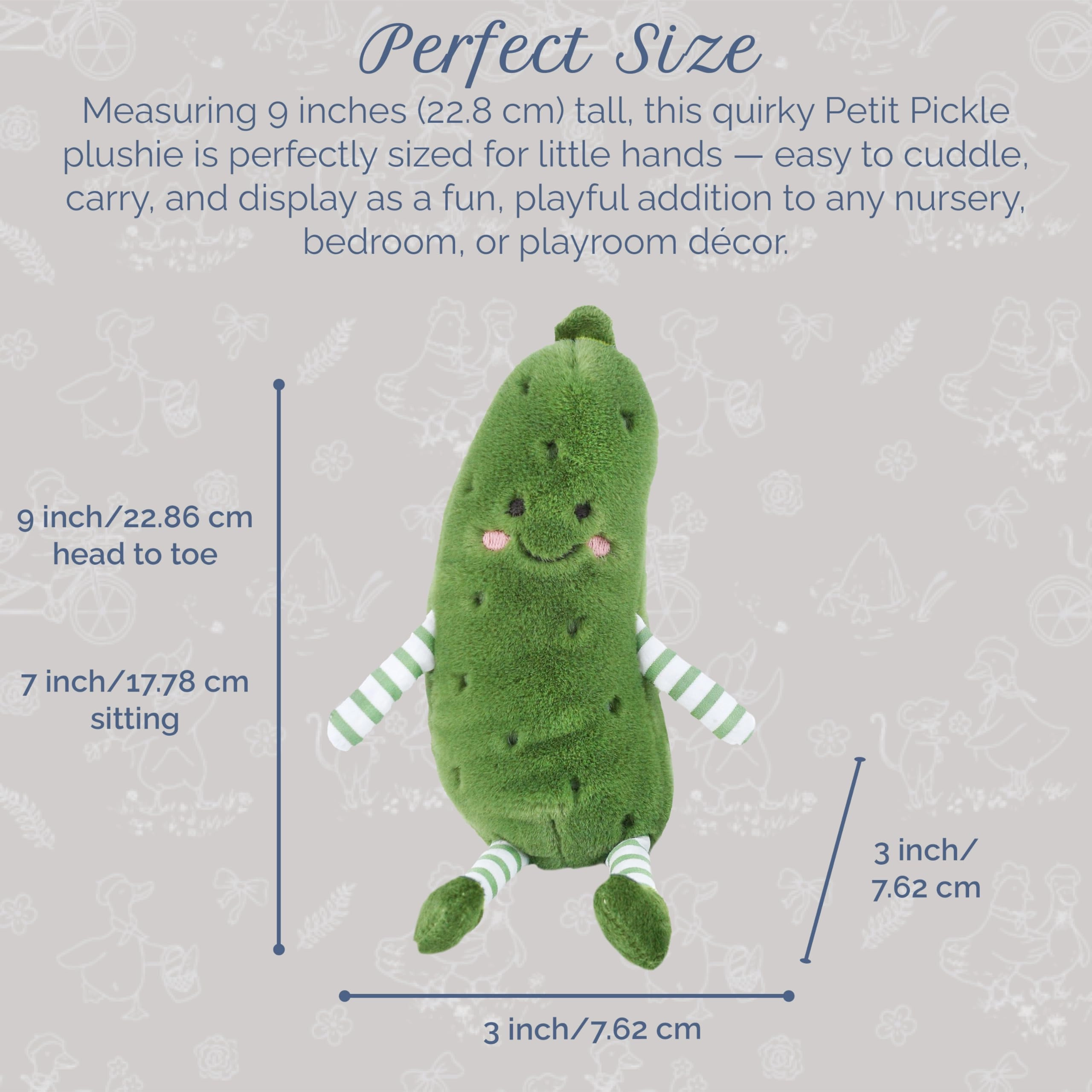 PETIT PICKLE 23 cm Plush