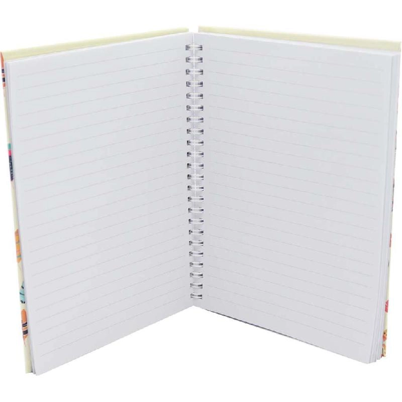 Notebook 19 X 26 cm Spiral - Grid 100 Sheets