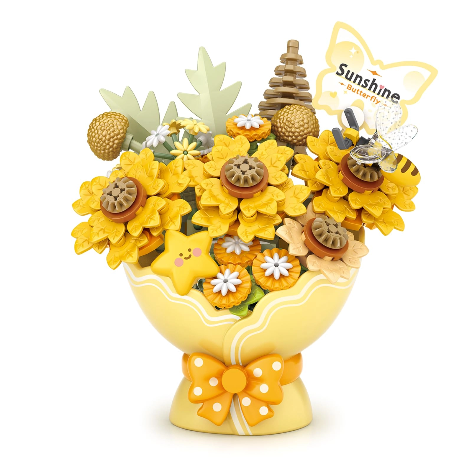 MEIEST Flower Bouquet Building Blocks Set (4105) - Mini Bricks Bonsai