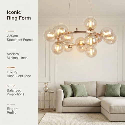 Bubble Glass Pendant Chandelier