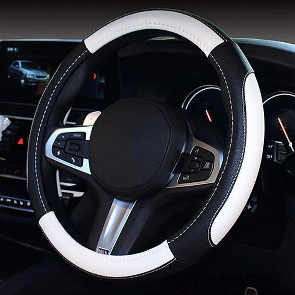 Leather Car Steering Wheel Covers