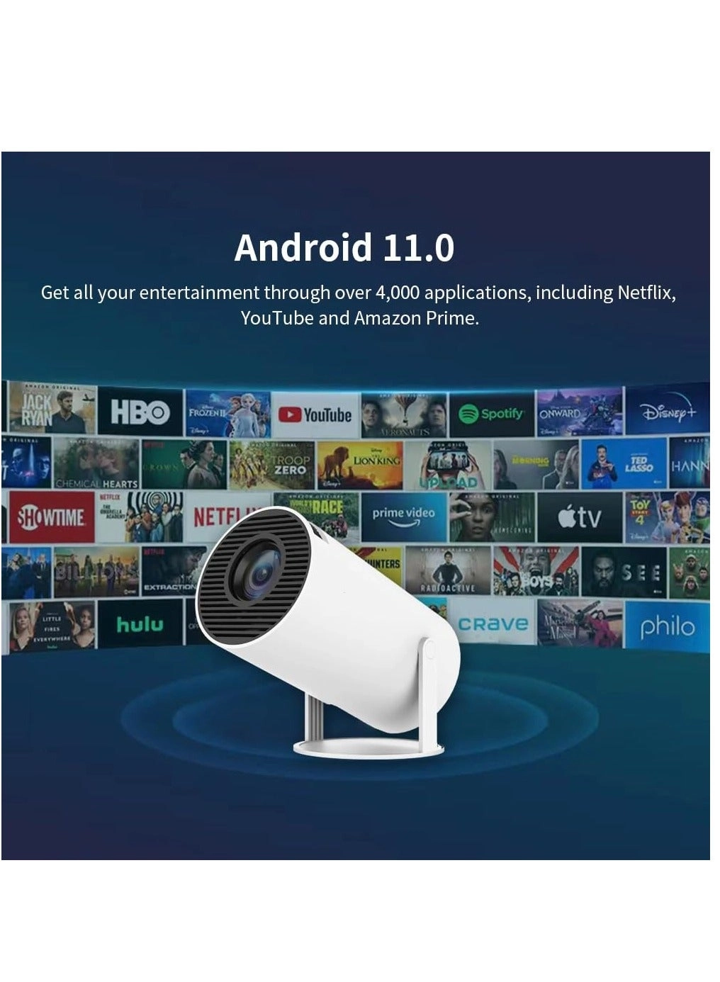 Mini Portable Projector 200 ANSI