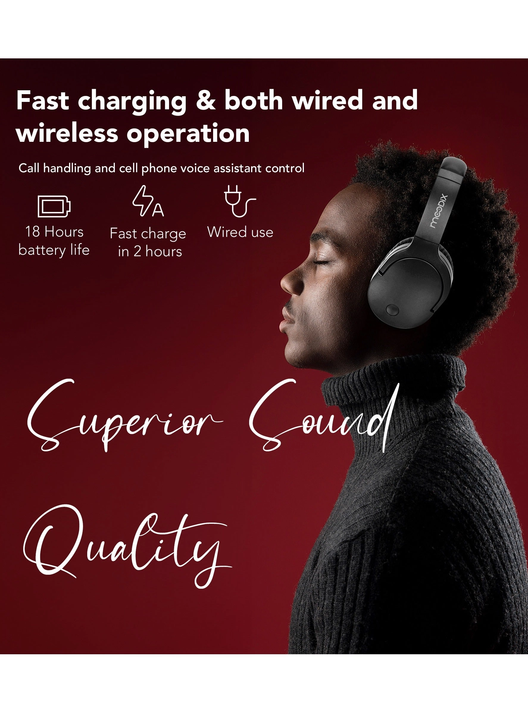 KO23BT1100W Wireless Headphone