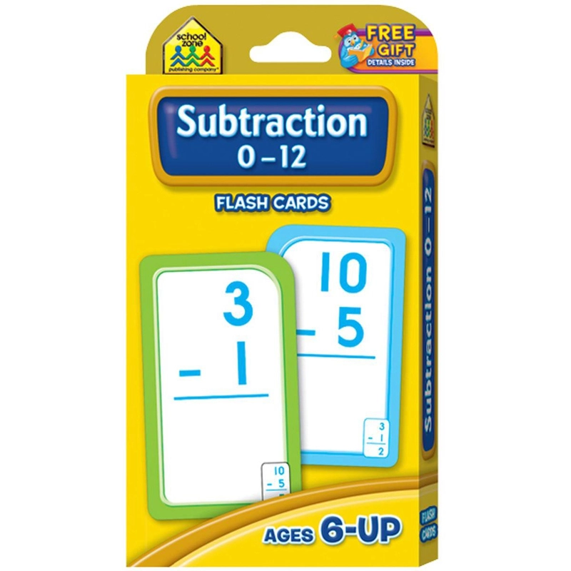 School Zone Subtraction 0 - 12 - 56 pieces