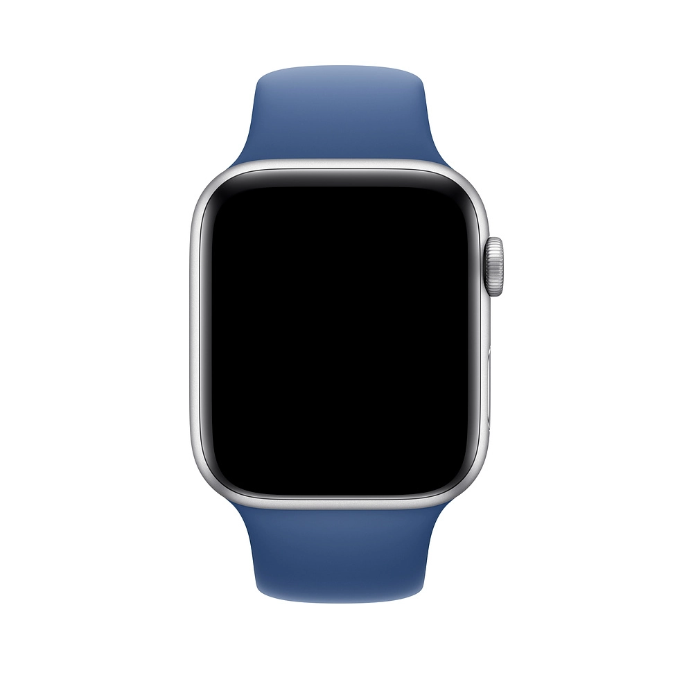 Sport Band for Apple Watch 40mm - Fluoroelastomer Pin-and-Tuck Blue Small/Medium