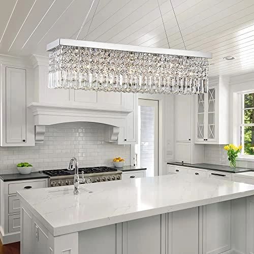 Modern Crystal Chandelier - Dimmable