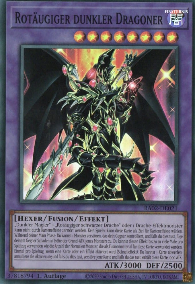 MZTCG Red-Eyed Dark Dragoon RA02-DE021