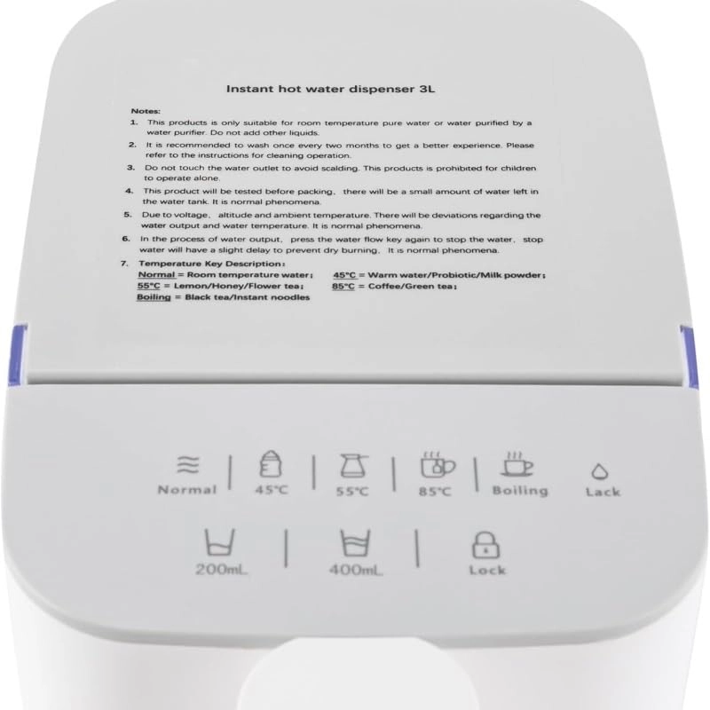 Instant Hot Water Dispenser - 3L