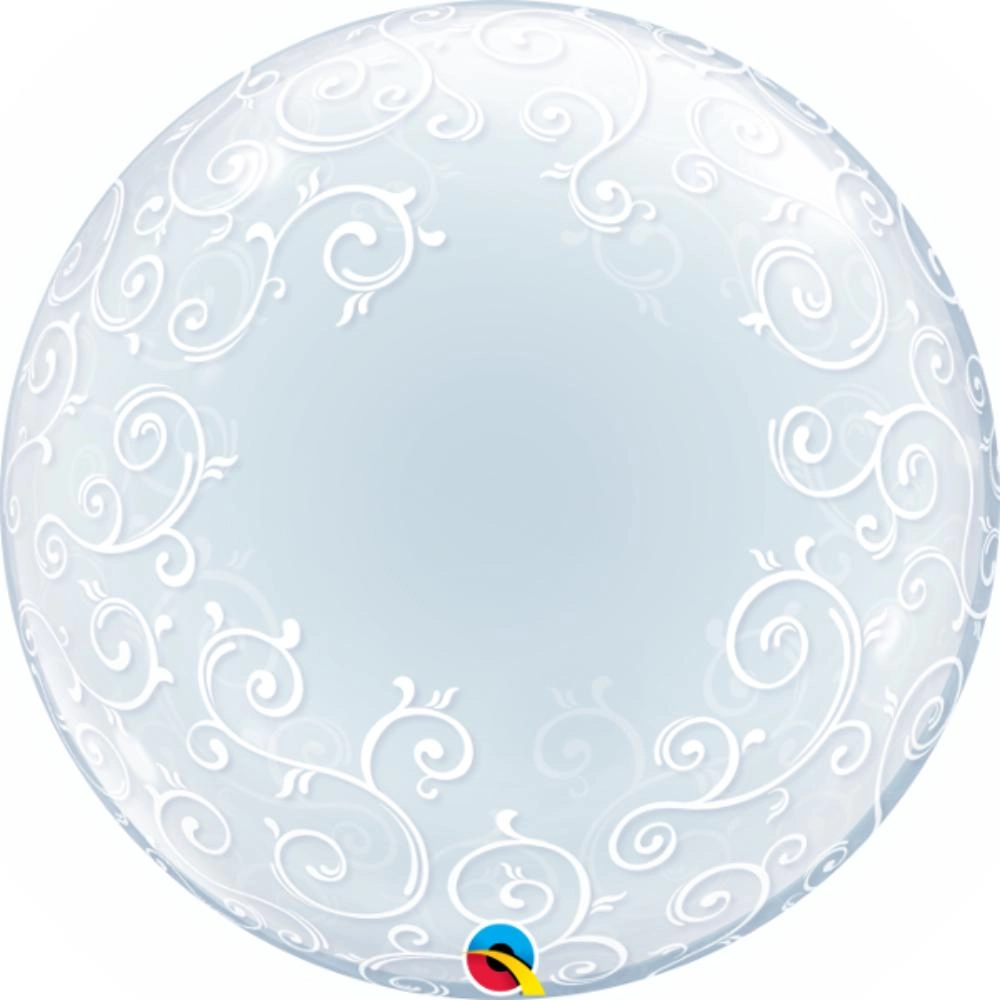 Party Zone Fancy Filigree Deco Bubble - 01 pc