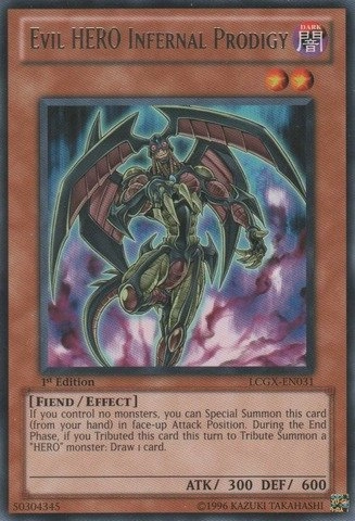 Konami Evil HERO Infernal Prodigy LCGX-EN031