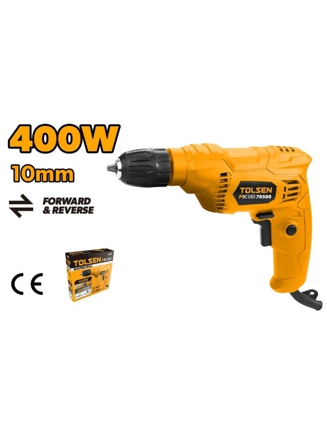 TOLSEN Elctric Drill - 400W 10mm