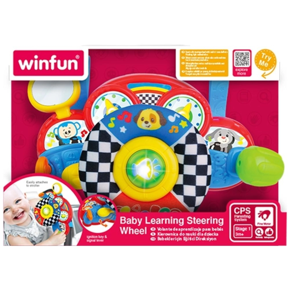 Baby Learning Steering Wheel - Suitable for 18 months & above